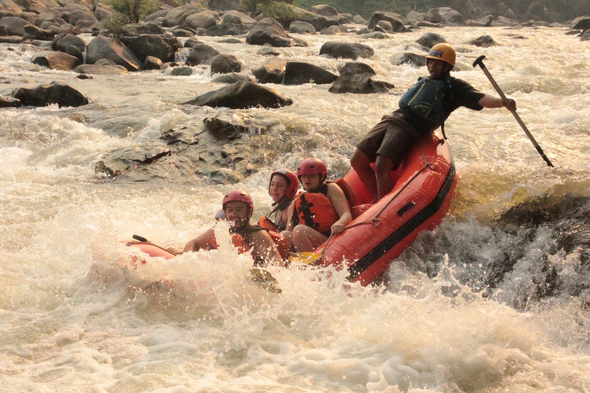 Day Trip : Sticky waterfall, White water rafting and Elephant care